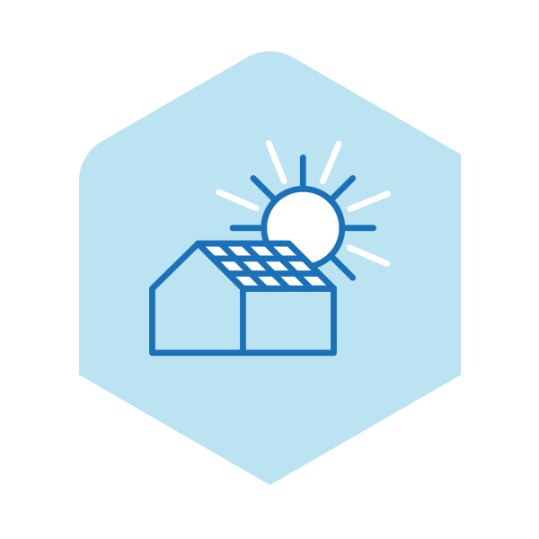 pictogramme hexa solaire construction